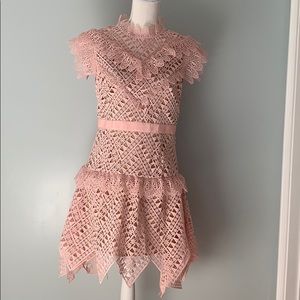 Self portrait pink dress